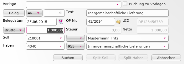 So funktioniert’s: Zusammenfassende Meldung erstellen