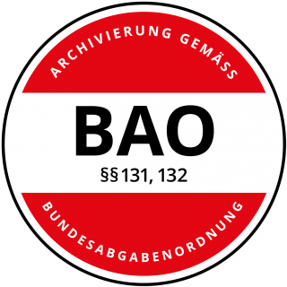 Archivierung gemäß §§ 131 und 132 BAO - Bundesabgabenordnung