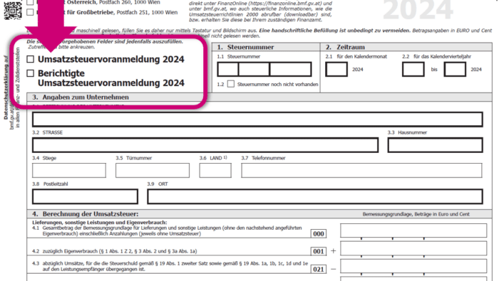 UVA Formular: Kennzahlen + Ausfüllhilfe für das U30-Formular