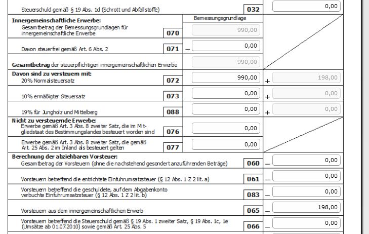 Innergemeinschaftliche lieferung buchungssatz